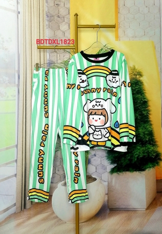Bộ Quần Dài, Tay Dài Big Size - BDTDXL1823
