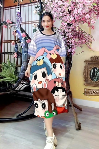 Đầm Suông Nữ Big Size XL - DD4184