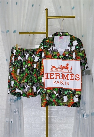 BỘ PIJAMA QUẦN ĐÙI, TAY NGẮN BIG SIZE - PIDXL1701