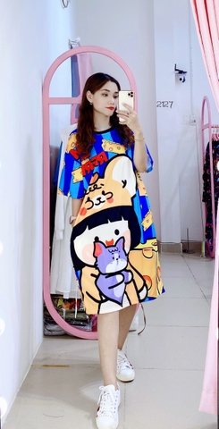 Đầm Suông Nữ Big Size XL - D2127