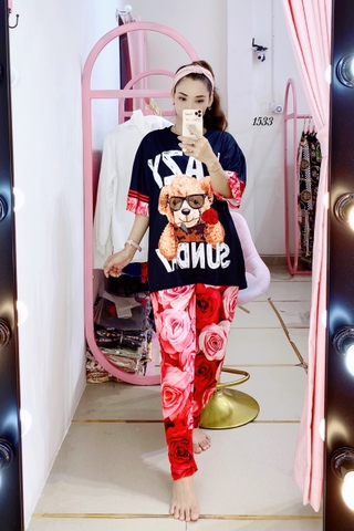 Bộ Quần Dài, Tay Ngắn XL - BDL1533