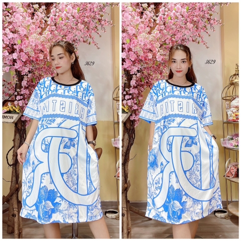 Đầm Suông Nữ Big Size XL - D3629