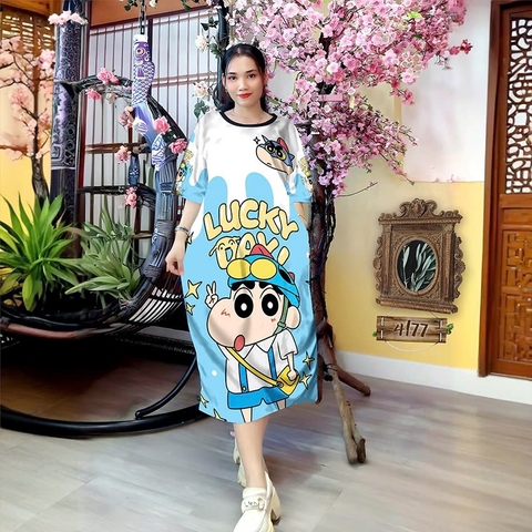 ĐẦM SUÔNG NỮ XL - DD4177