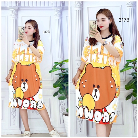 Đầm Suông Nữ Big Size XL - D3173