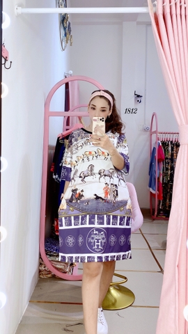 Đầm Suông Nữ Big Size XL - D1812