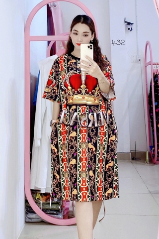 Đầm Suông Nữ Big Size XL - D432