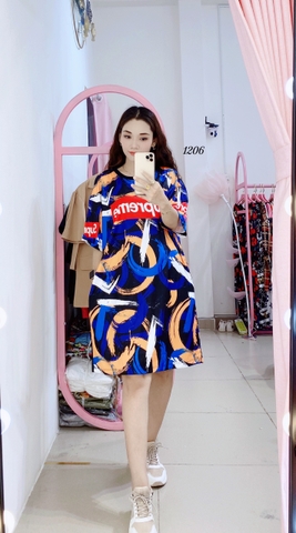 Đầm Suông Nữ Big Size XL - D1206