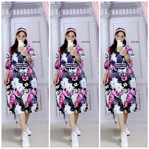 Đầm Suông Nữ Big Size 2XL - 65D164