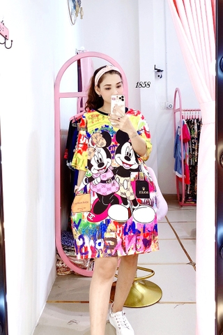 Đầm Suông Nữ Big Size XL - D1858