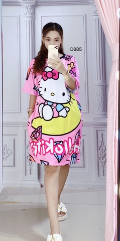 Đầm Suông Nữ Big Size XL - D885