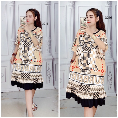 Đầm Bèo Nữ Big Size - DB3216