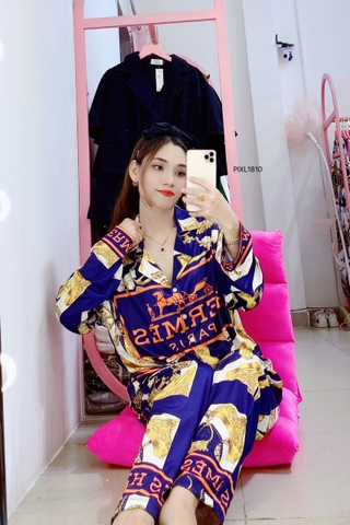 BỘ PIJAMA QUẦN DÀI, TAY DÀI - PIL1810