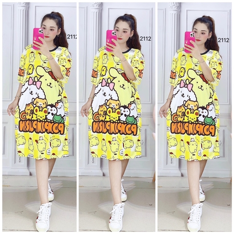 Đầm Suông Nữ Big Size XL - D2212