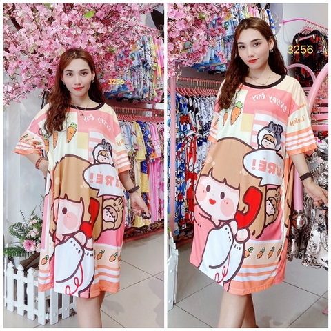 Đầm Suông Nữ Big Size XL - D3256