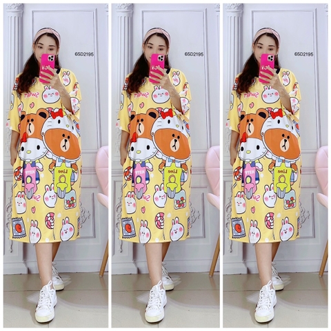 Đầm Suông Nữ Big Size 2XL - 65D2195