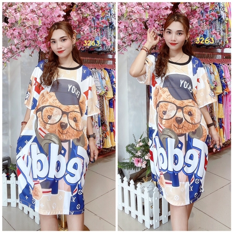 Đầm Suông Nữ Big Size XL - D3263