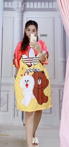 Đầm Suông Nữ Big Size XL - D992