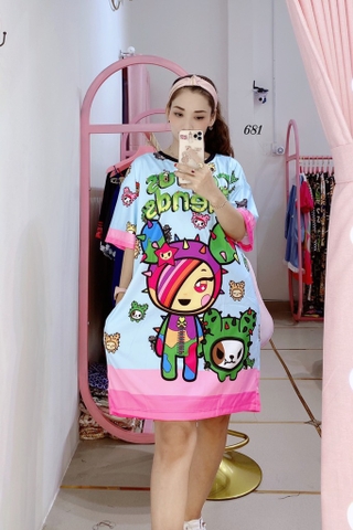 Đầm Suông Nữ Big Size XL - D681