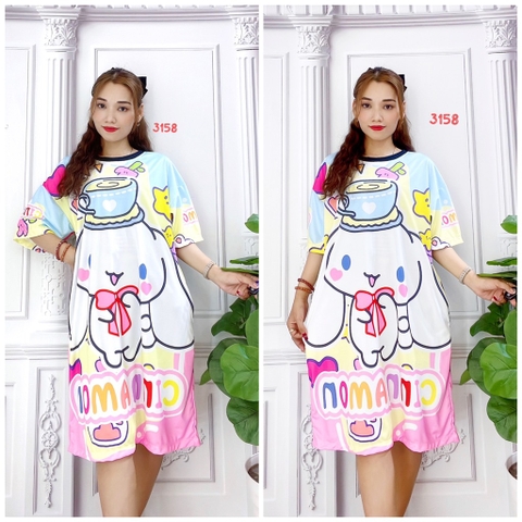 Đầm Suông Nữ Big Size XL - D3158