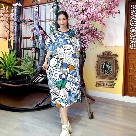Đầm Suông Nữ Big Size XL - DD4192