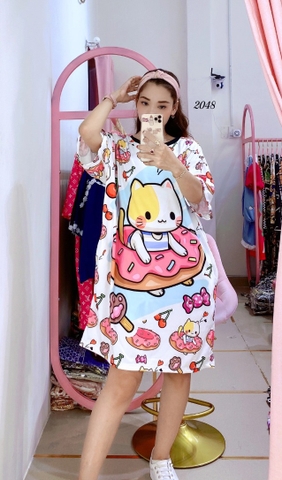 Đầm Suông Nữ Big Size XL - D2048