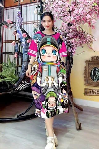 Đầm Suông Nữ Big Size XL - DD4160