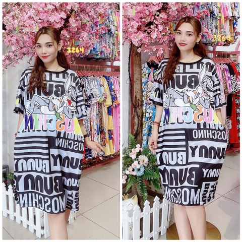Đầm Suông Nữ Big Size XL - D3264