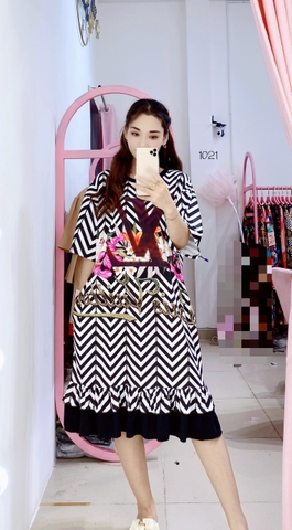 Đầm Bèo Nữ Big Size - DB1021