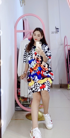 Đầm Suông Nữ Big Size XL - D2076