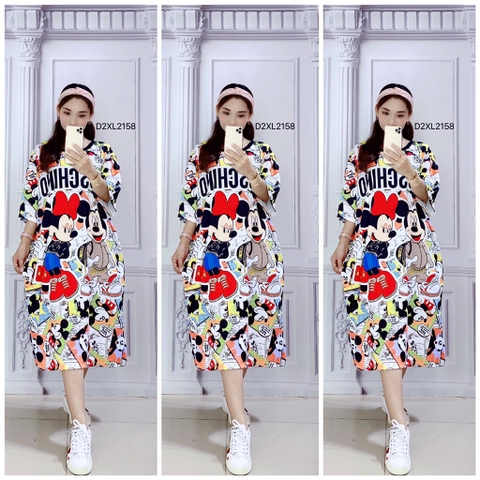 Đầm Suông Nữ Big Size 2XL - 65D2158