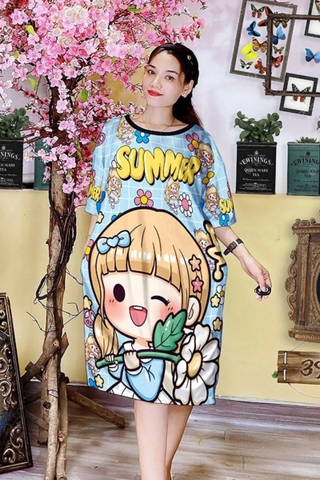 Đầm Suông Nữ Big Size XL - D3981