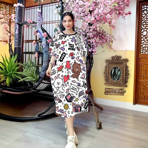 Đầm Suông Nữ Big Size XL - DD4183