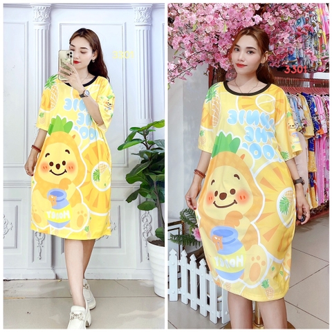 Đầm Suông Nữ Big Size XL - D3301