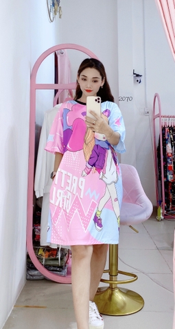 Đầm Suông Nữ Big Size XL - D2070
