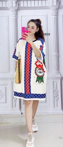 Đầm Suông Nữ Big Size XL - D1859
