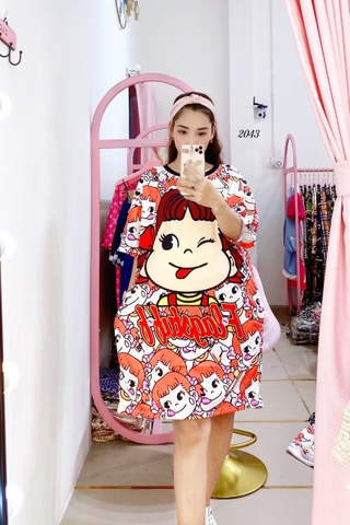 Đầm Suông Nữ Big Size XL - D2043