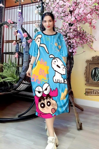 Đầm Suông Nữ Big Size XL - DD4175