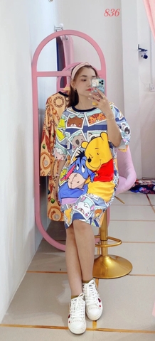 Đầm Suông Nữ Big Size XL - D836