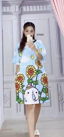 Đầm Suông Nữ Big Size XL - D1555