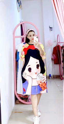 Đầm Suông Nữ Big Size XL - D2115