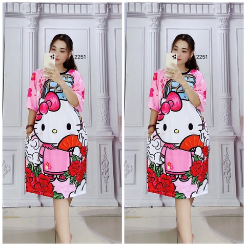 Đầm Suông Nữ Big Size XL - D2251