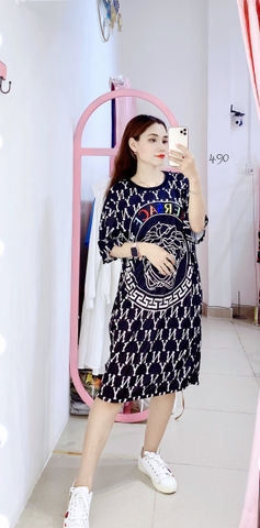 Đầm Suông Nữ Big Size XL - D490