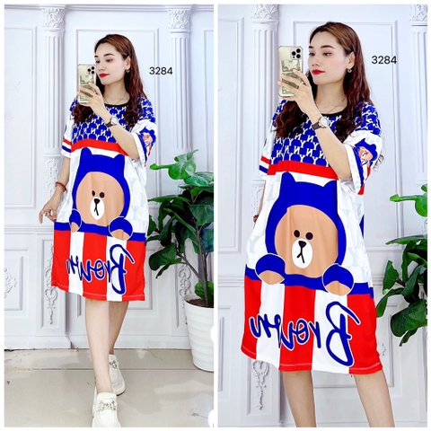Đầm Suông Nữ Big Size XL - D3284