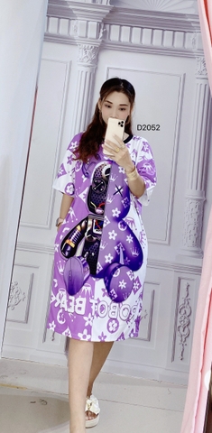 Đầm Suông Nữ Big Size XL - D2052