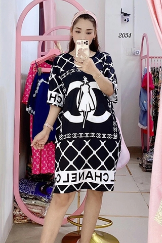 Đầm Suông Nữ Big Size XL - D2054