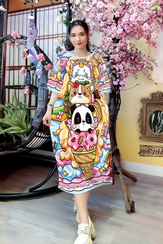 Đầm Suông Nữ Big Size XL - DD3948