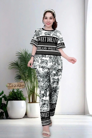 Bộ Quần Dài, Tay Ngắn XL - BDL4232