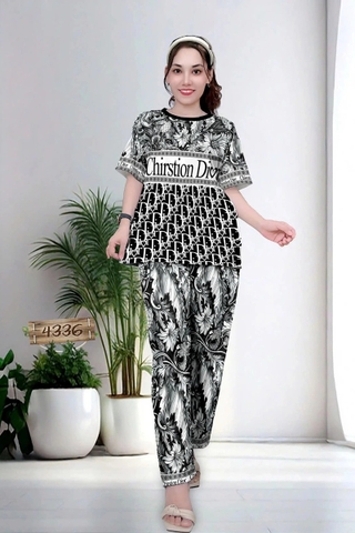 Bộ Quần Dài, Tay Ngắn XL - BDL4336