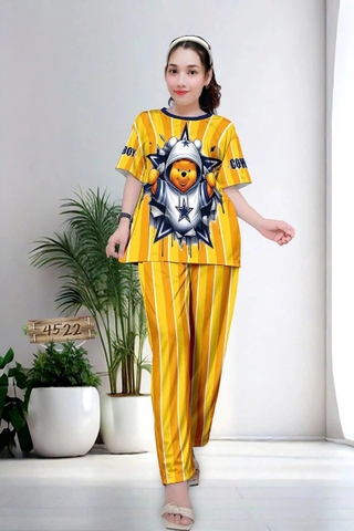 Bộ Quần Dài, Tay Ngắn XL - BDL4522