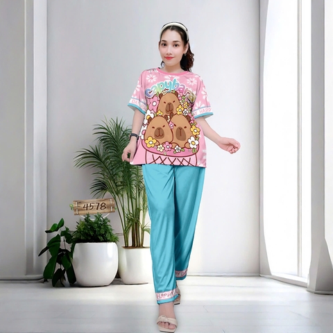Bộ Quần Dài, Tay Ngắn XL - BDL4578